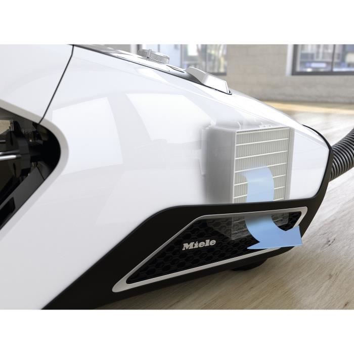 MIELE Blizzard CX1 Flex PowerLine Blanc - Aspirateur Sans Sac