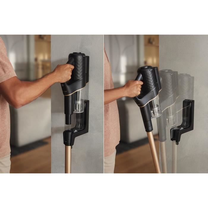 Aspirateur Balai sans fil - MIELE Duoflex HX1 TotalCare - Aspiration puissante - 2 positions en acces direct - Léger et compact