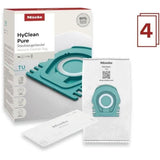 Sac aspirateur - MIELE - HyClean Pure TU - 4 sacs - 3,5 L - Compatible Guard S1 et Guard L1 - Turquoise