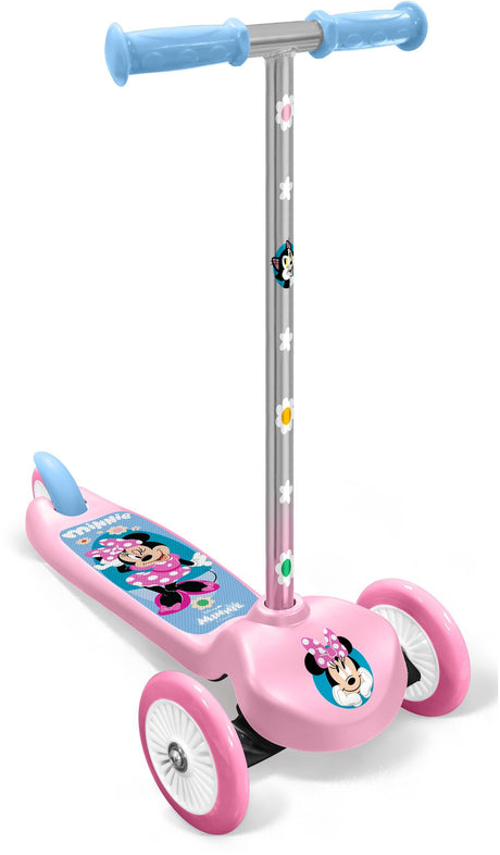 Trottinette steering enfant - MINNIE - MN432045 - 3 roues - Rose