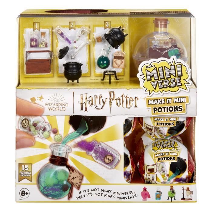 Miniverse - Harry Potter - Boîte complete avec les 15 minis potions a créer - Jeu de loisir créatif - 8 ans et plus - Non comestible