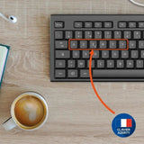 Ensemble clavier souris - MOBILITY LAB - Alpha - Ergonomique - Sans fil - Pavé numérique intégré