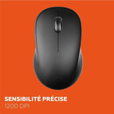 Ensemble clavier souris - MOBILITY LAB - Alpha - Ergonomique - Sans fil - Pavé numérique intégré