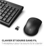 Ensemble clavier souris - MOBILITY LAB - Alpha - Ergonomique - Sans fil - Pavé numérique intégré