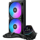 COOLER MASTER - MasterLiquid Core Nex Digital 240 Black ARGB - MLX-D24M-A18PA-RD - Watercooling - Ventilateur Ø 120 mm