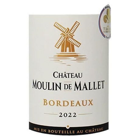 Château Moulin de Mallet 2022 Bordeaux - Vin rouge de Bordeaux