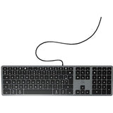 MOBILITY LAB Clavier DesignTouch filaire pour MAC Gris Sidéral - AZERTY