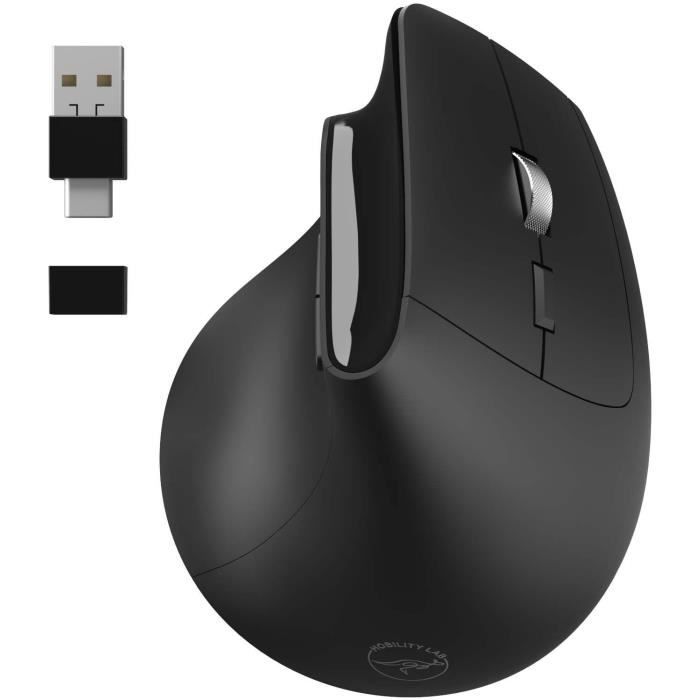 Souris Ergonomique sans fil - MOBILITY LAB - ML313139 - Plug & Play, pas besoin de driver