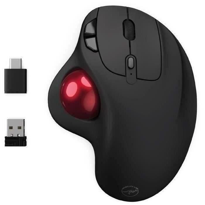 Souris sans fil - MOBILITY LAB - Trackball - Noir