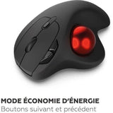 Souris sans fil - MOBILITY LAB - Trackball - Noir