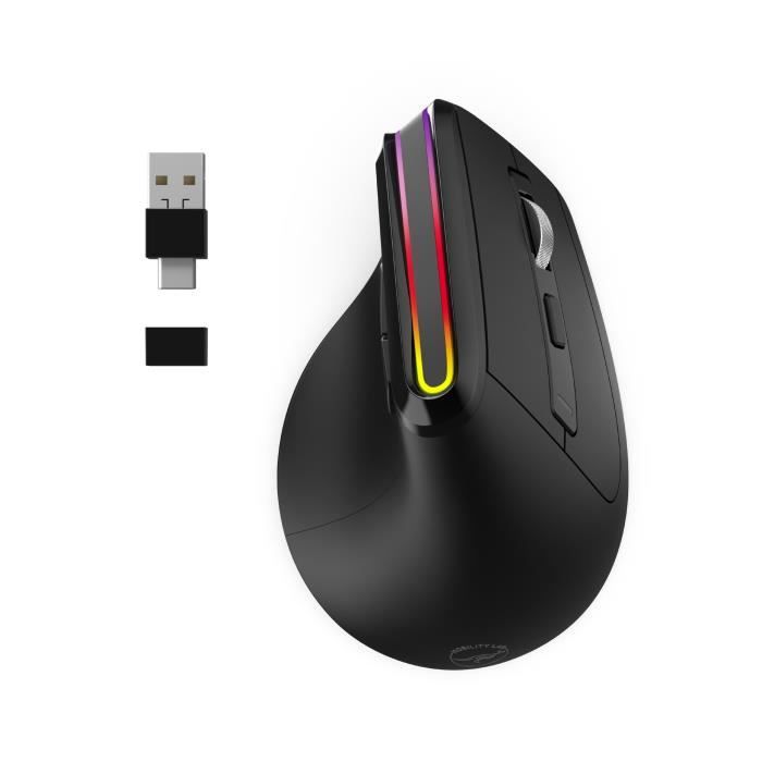 Souris ergonomique - Sans fil - MOBILITY LAB - ML314259 - Noir