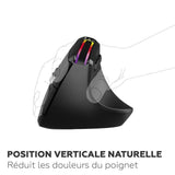 Souris ergonomique - Sans fil - MOBILITY LAB - ML314259 - Noir