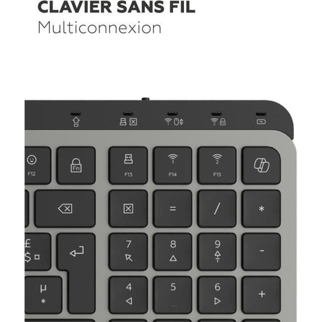 Clavier - Touches plates - MOBILITY LAB - KP450W - Compact - AZERTY - Sans rétroéclairage