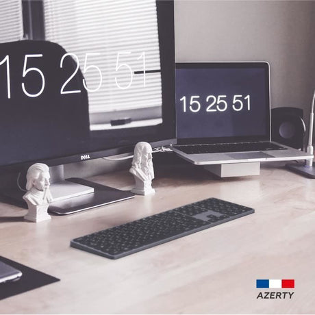 Clavier - Touches plates - MOBILITY LAB - KP430W - Full-size - AZERTY - Sans rétroéclairage