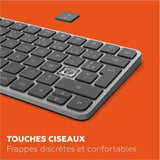 Mini clavier sans fil - Touches plates - MOBILITY LAB - KP430W - AZERTY - FR - Noir