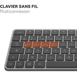 Mini clavier sans fil - Touches plates - MOBILITY LAB - KP430W - AZERTY - FR - Noir
