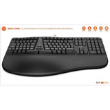 Clavier sans fil - Ergonomique - MOBILITY LAB - K30W - AZERTY - Multi-connexions - Noir