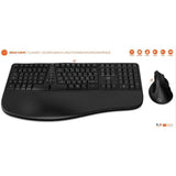 Ensemble clavier + souris - MOBILITY LAB - ERGO C30W - Full-size - USB 2,4 GHz + Bluetooth x2 - AZERTY Ergonomique