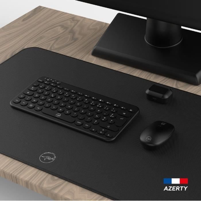 Ensemble mini clavier souris sans fil - MOBILITY LAB - CP420W - FR - Noir