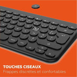 Ensemble clavier + souris - MOBILITY LAB - CP420W - Mini - USB 2,4 GHz + Bluetooth - AZERTY Compact