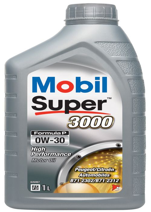 MOBIL Huile-Additif SUPER 3000 Formula-P - Synthetique / 0W30 / 1L