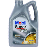 Huile moteur 5W-40 Synthétique - MOBIL - Super 3000 - Bidon 5L- haute performance anti-pollution