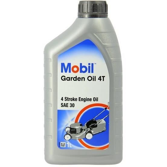 Bidon huile de moteur - MOBIL - M-GARDEN 4T SAE30 - 1 L - 4 saisons