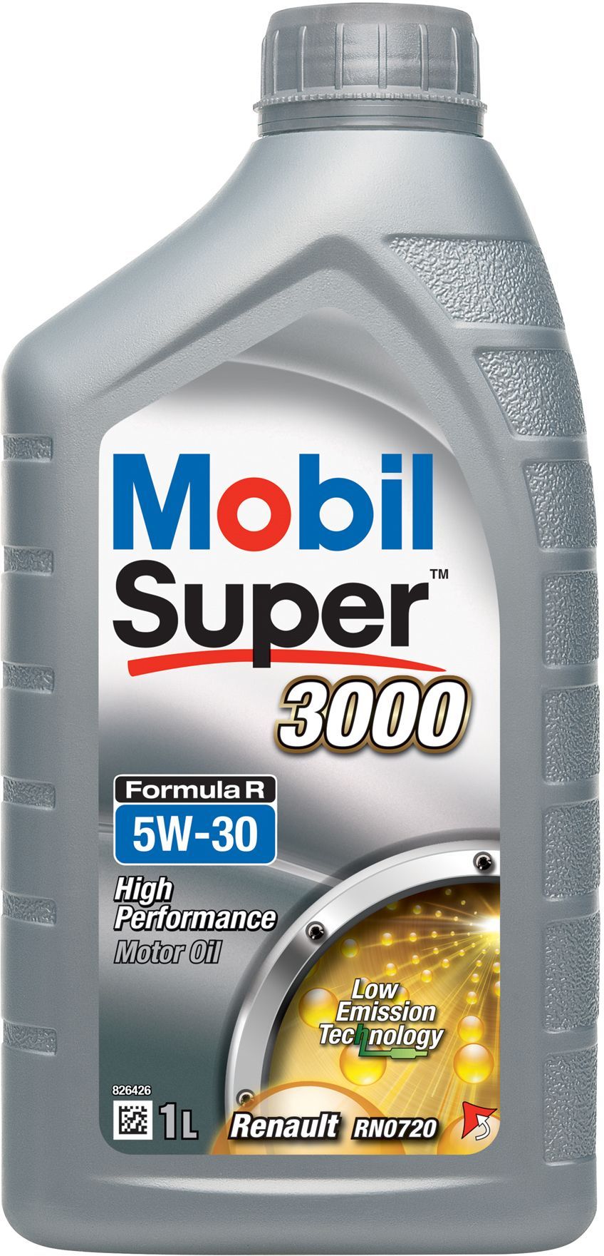 Huile moteur 5W-30 Synthétique - MOBIL - Super 3000 - Formula-R -bidon 1L -  haute performance anti-pollution