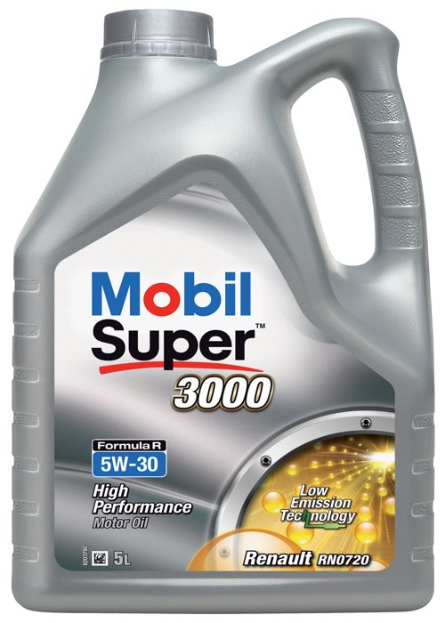 MOBIL Huile-Additif SUPER 3000 Formula-R - Synthetique / 5W30 / 5L