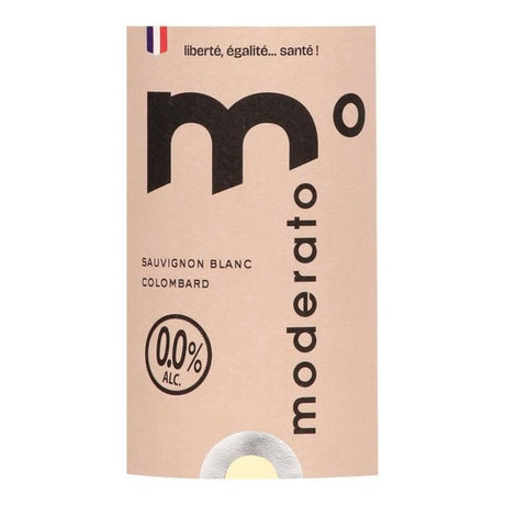 Moderato blanc sans alcool 0,0% - Colombard, Sauvignon Blanc - 75cl