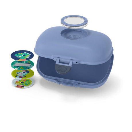 Boîte a Goűter - MONBENTO - Snack box hermétique - MB Gram Bleu infinity