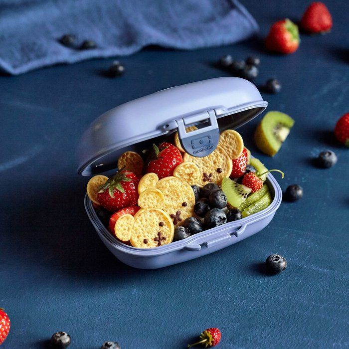Boîte a Goűter - MONBENTO - Snack box hermétique - MB Gram Bleu infinity
