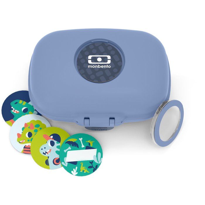 Boîte a Goűter - MONBENTO - Snack box hermétique - MB Gram Bleu infinity
