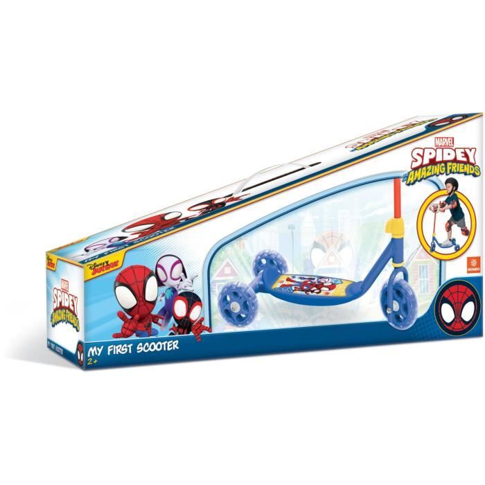 Trottinette 3 roues - MONDO - Spidey - 20 kg max