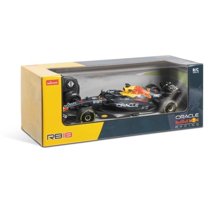 Voiture télécommandée - MONDO MOTORS - Redbull F1 RB18 - Echelle 1:18 - Noir / Jaune