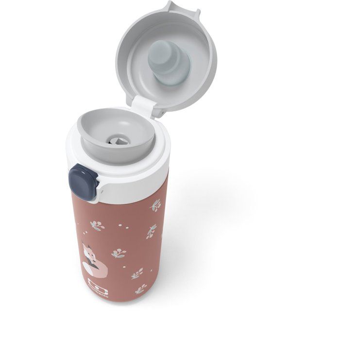 Gourde isotherme a bec verseur - MONBENTO - Enfants - Bouchon ouverture rapide - Pop Fox