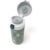 Gourde isotherme a bec verseur - MONBENTO - Enfants - Bouchon ouverture rapide - Pop Raccoon