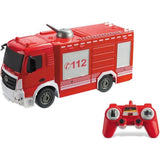 VÈhicule radiocommandÈ Mercedes Antos Camion pompiers 1:26eme avec effets lumineux