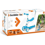 MONDO - Trottinette / Patinette / Draisienne 3 roues Èvolutive - On and Go - Scribble 5 en 1