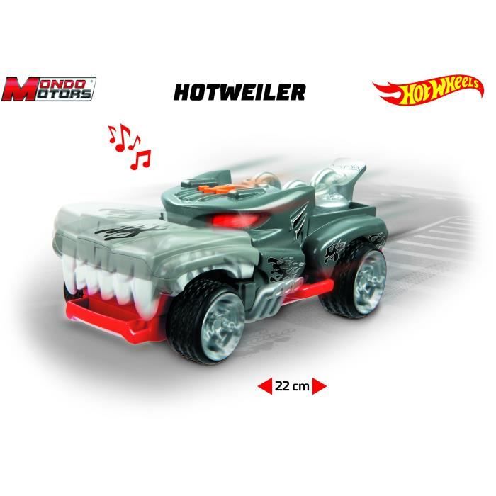 VÈhicule motorisÈ Hot Wheels Monster Action Hotweiler - Sons et lumieres - 23cm