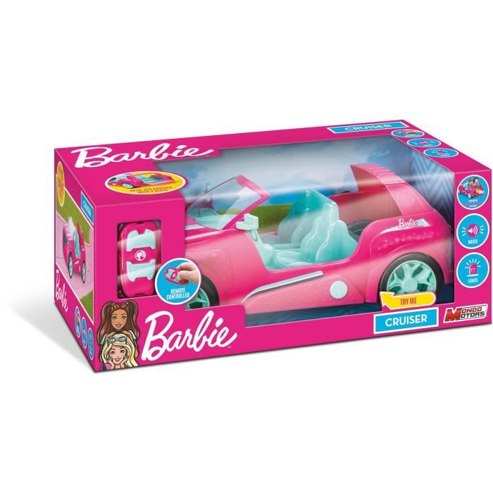 VÈhicule tÈlÈcommandÈ Barbie Cruiser SUV 44cm - Sons et lumieres - MONDO MOTORS