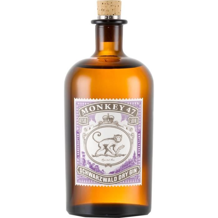Monkey 47 - Schwarzwald Dry Gin - 47,0% Vol. - 50cl