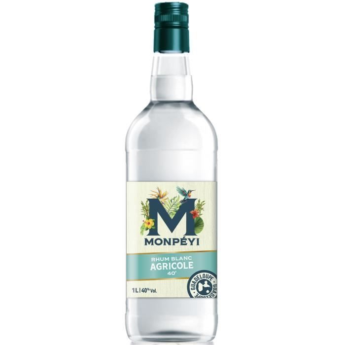 Monpéyi - Rhum blanc Agricole - 40,0% Vol. - 1L