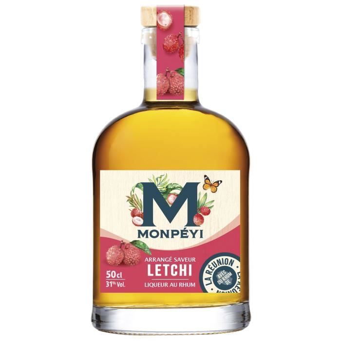 Monpéyi - Rhum arrangé - Letchi - 31,0% Vol. - 50 cl