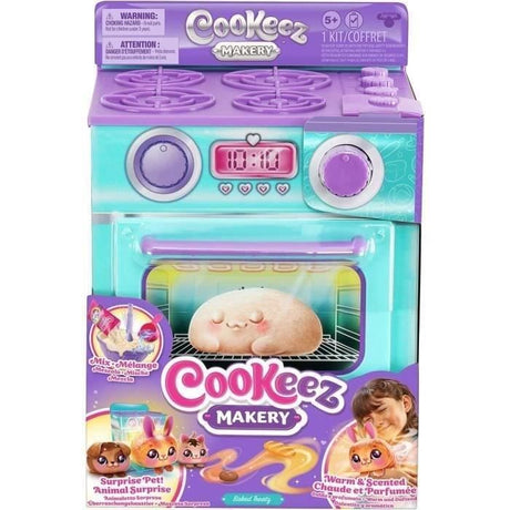 Fabrique a Pâtisserie Bleue - MOOSE TOYS - COOKEEZ MAKERY - Four interactif, peluche parfumée et accessoires