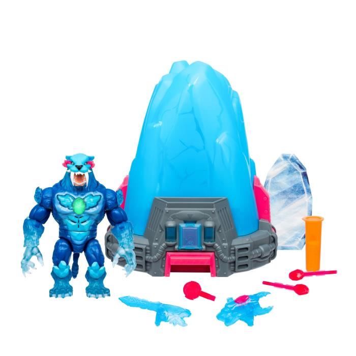 Cryo Lab - MOOSE TOYS - Mr. Beast Lab - 18 cm, 30 Lumieres et Sons, 2 Fauves a Collectionner