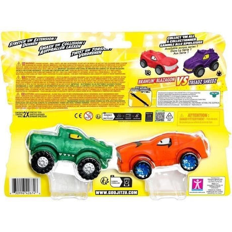 Véhicules miniatures - MOOSE TOYS - GOO MOBILES - TURBO TYGER VS RUMBLER JAW