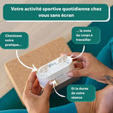 Box Flow - MORPHEE - Coaching audio - 256 séances de yoga, pilates, stretching - 10 a 40 min - Sans écran