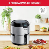 MOULINEX Easy Fry Digital, Friteuse sans huile, CapacitÈ XL 4,2 L, Ecran tactile, 8 menus prÈprogrammÈs, air fryer EZ401D10
