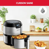 MOULINEX Easy Fry Digital, Friteuse sans huile, CapacitÈ XL 4,2 L, Ecran tactile, 8 menus prÈprogrammÈs, air fryer EZ401D10